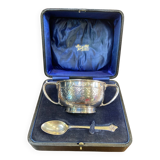 Argent Sucrier et Cuillère