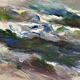Large Original Swedish Oil on Canvas – “Abstract Composition” by Johny Colebring – 1978 – Signed – Vintage & Framed – 83×73 cm