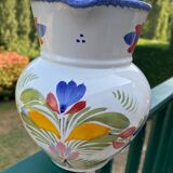 Pichet à eau/lait signé Quimper vintage