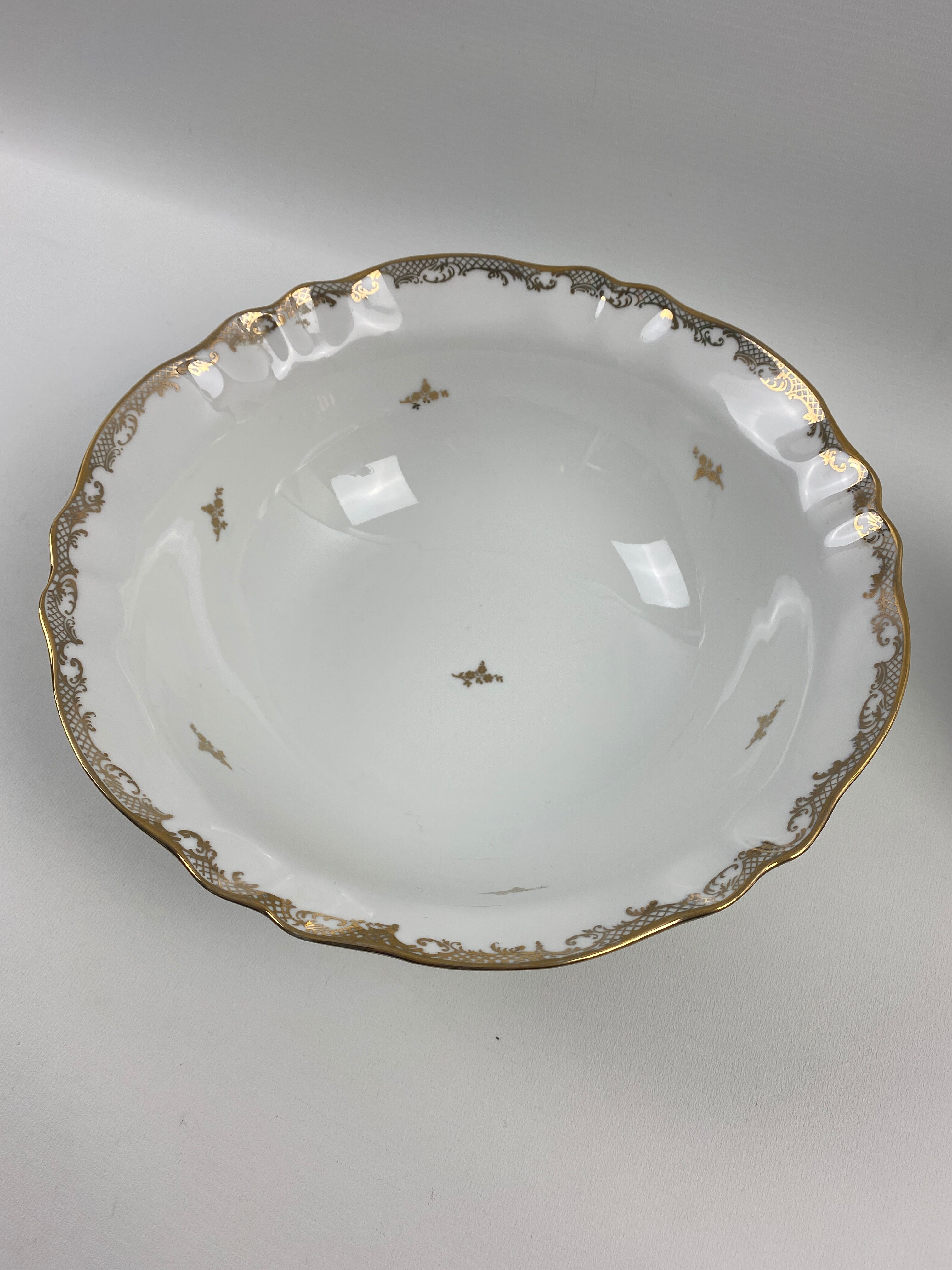 Porcelain salad of limoges ets. chadelaud