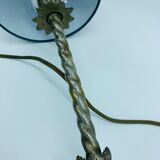 Ancient 20th brass or nickel bronze lamp