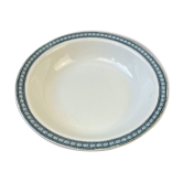 Plat creux vintage Terre de fer St Amand & Hamage modèle Laurier made in France