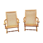Paire de fauteuils créole