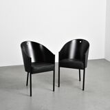 Pair of Costes armchairs by Philippe Starck, circa 1984.