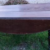 Table à volets en chêne ovale 190cm