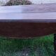 Large table with oval oak shutters 190cm