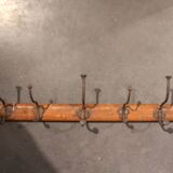 Antique workshop coat rack