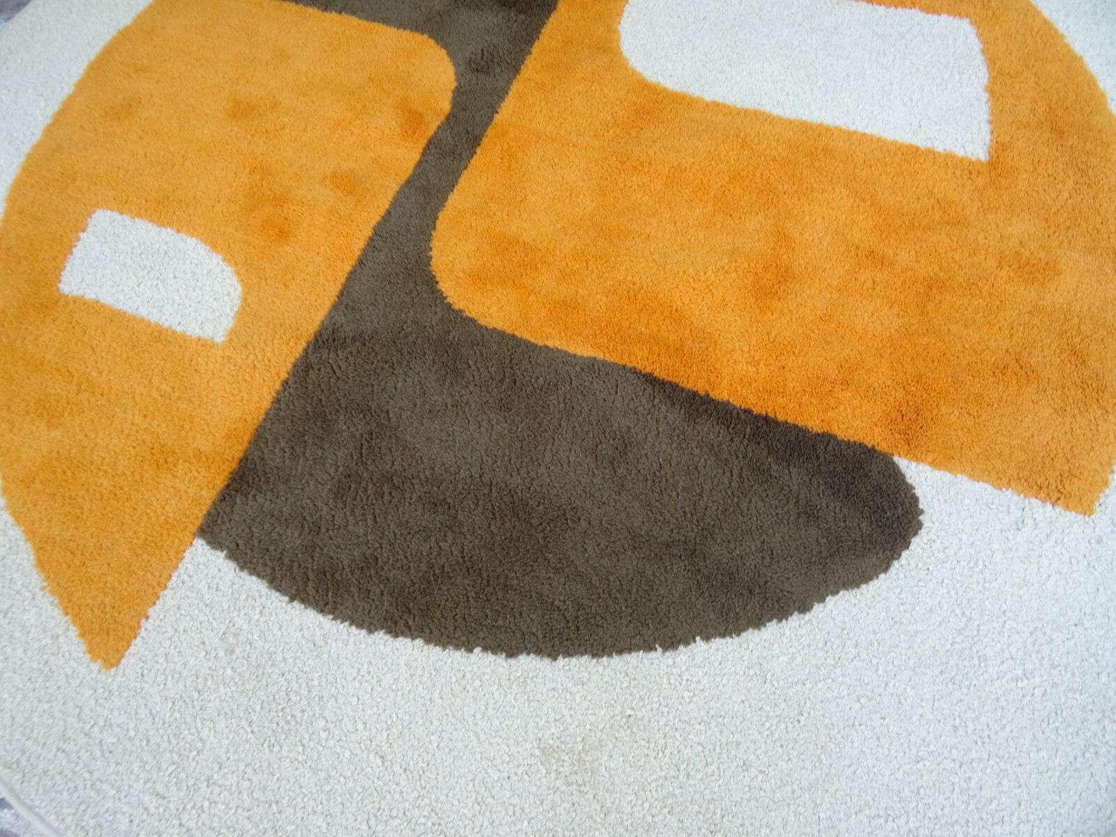 Design round carpet, 60s
