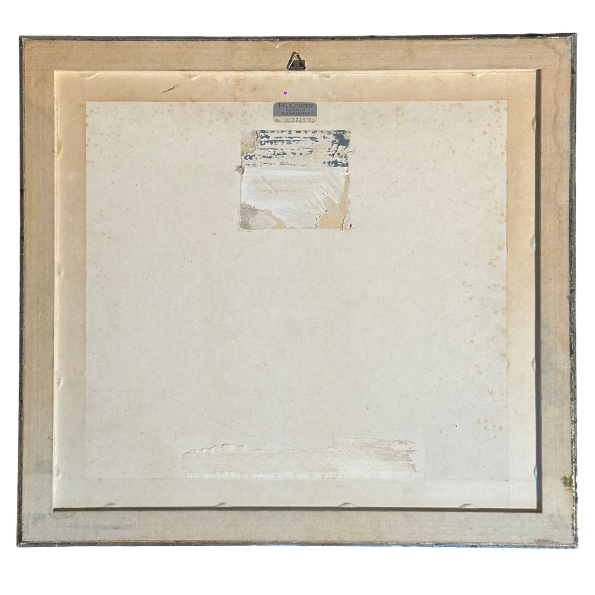 Juan Gris "Bowl of fruit and newspaper, signature of the author Offset lithograph