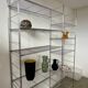 Old modular metal shelf vintage bookcase 10 design shelves from the 80s
