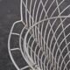 "K2" Cone chair in wire by Verner Panton / Plus Linje