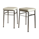 SoudexVinyl chrome stools
