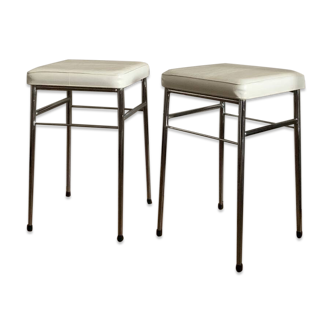 SoudexVinyl chrome stools