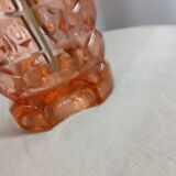 Windsor pink glass geometric vase from Luminarc