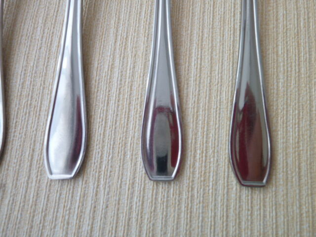 Set of 6 spoons with melon, avocado, grapefruit in Stainless steel Delinox
