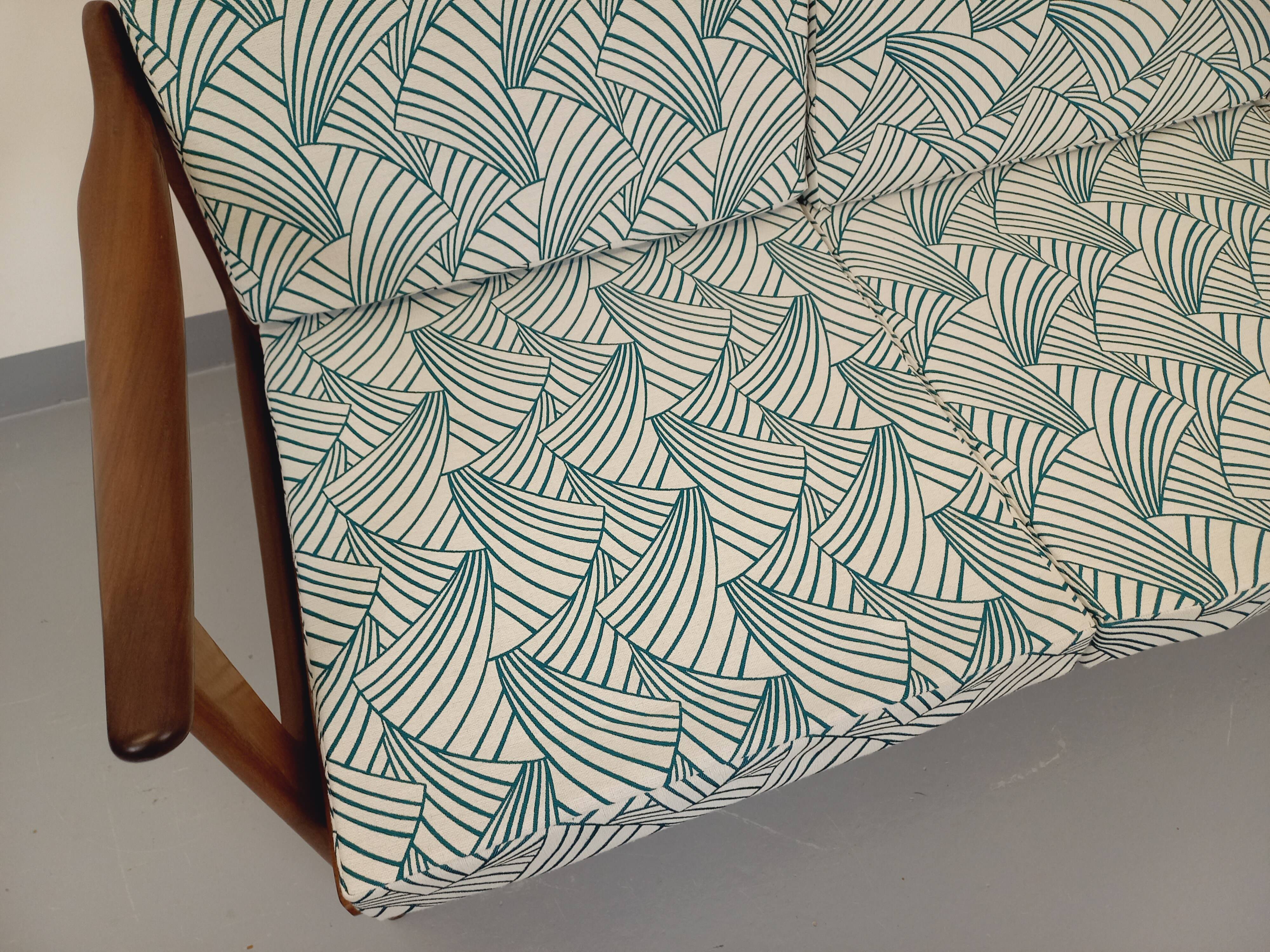 Scandinavian 3-seater sofa bench by Arne Wahl Iversen for Komfort in teak