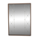 Scandinavian mirror in teak and metal, Sweden, 1960, 118x83cm