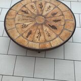 Roger Capron Ceramic Herbier Coffee Table Circa 1960
