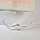 Vintage crystal lamp from the 1970s