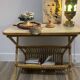 Table d’appoint et porte revue vintage