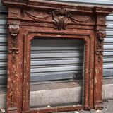 Old oak fireplace