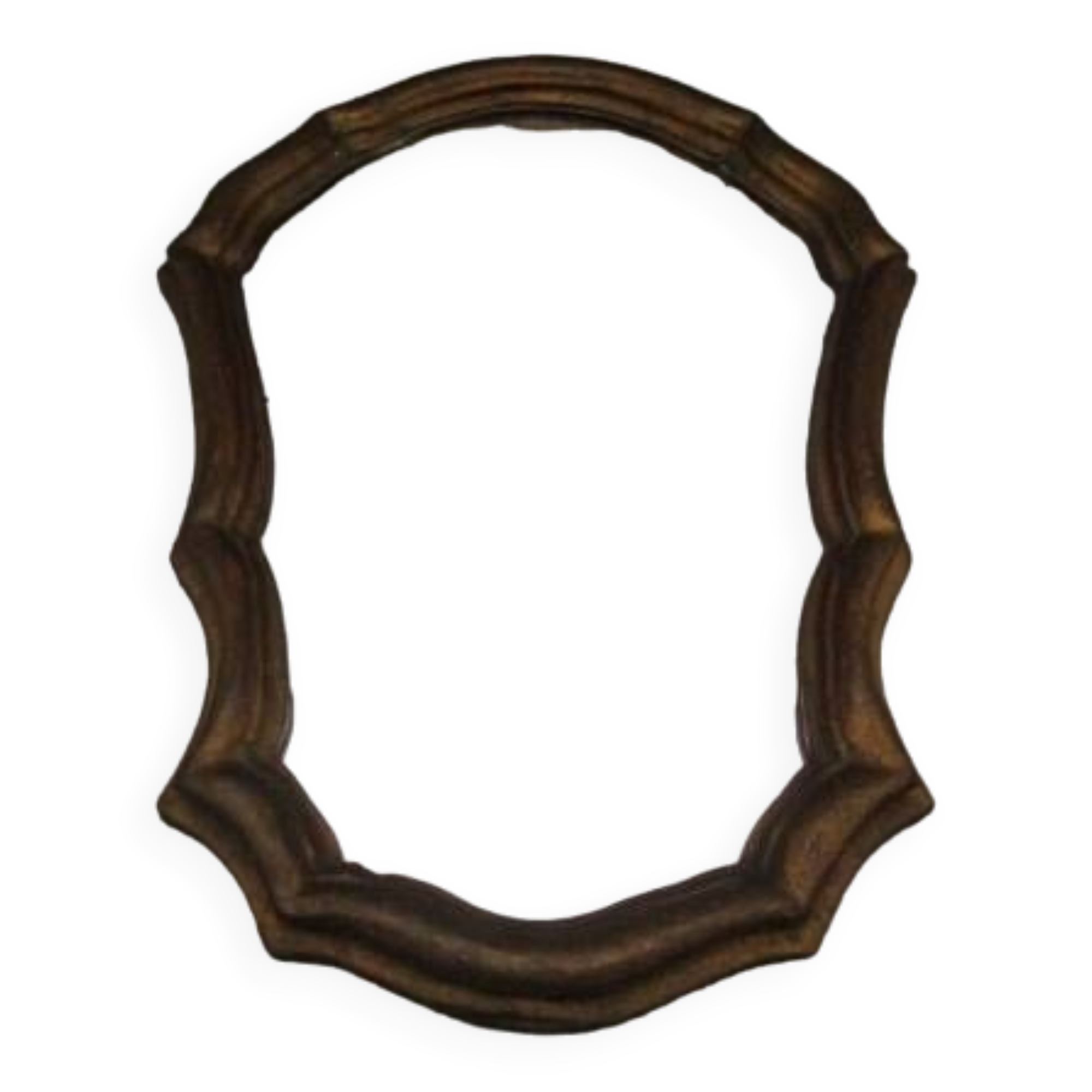 Old gilded wood mirror