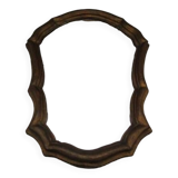 Old gilded wood mirror