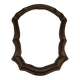 Old gilded wood mirror