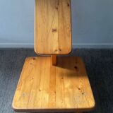 Chaise vintage en pin massif