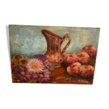 Nature morte à l'huile