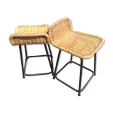 Pair of stools vintage by Rohe Noordwolde