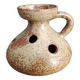 Stoneware cellar rat candle holder