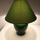 XL lamp in green earthenware from the 70s/80s