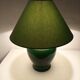 XL lamp in green earthenware from the 70s/80s