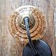 Vintage amber pendant light