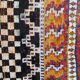 Moroccan handmade antique tribal rug 124x142 cm