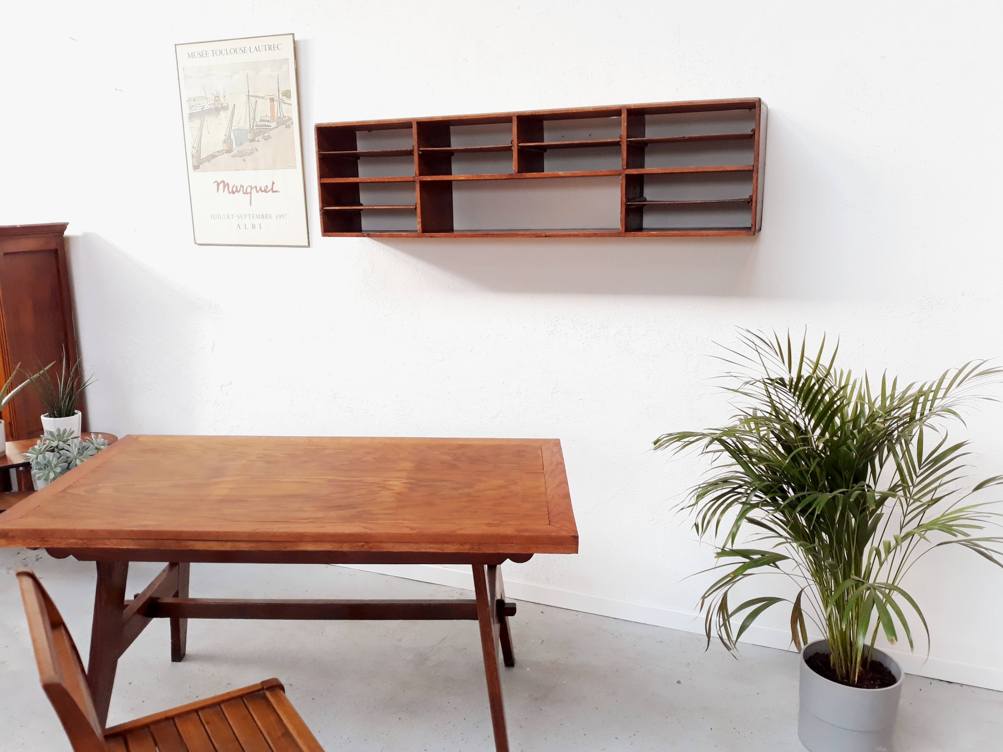 Furniture of craft shelf or sorter wooden document