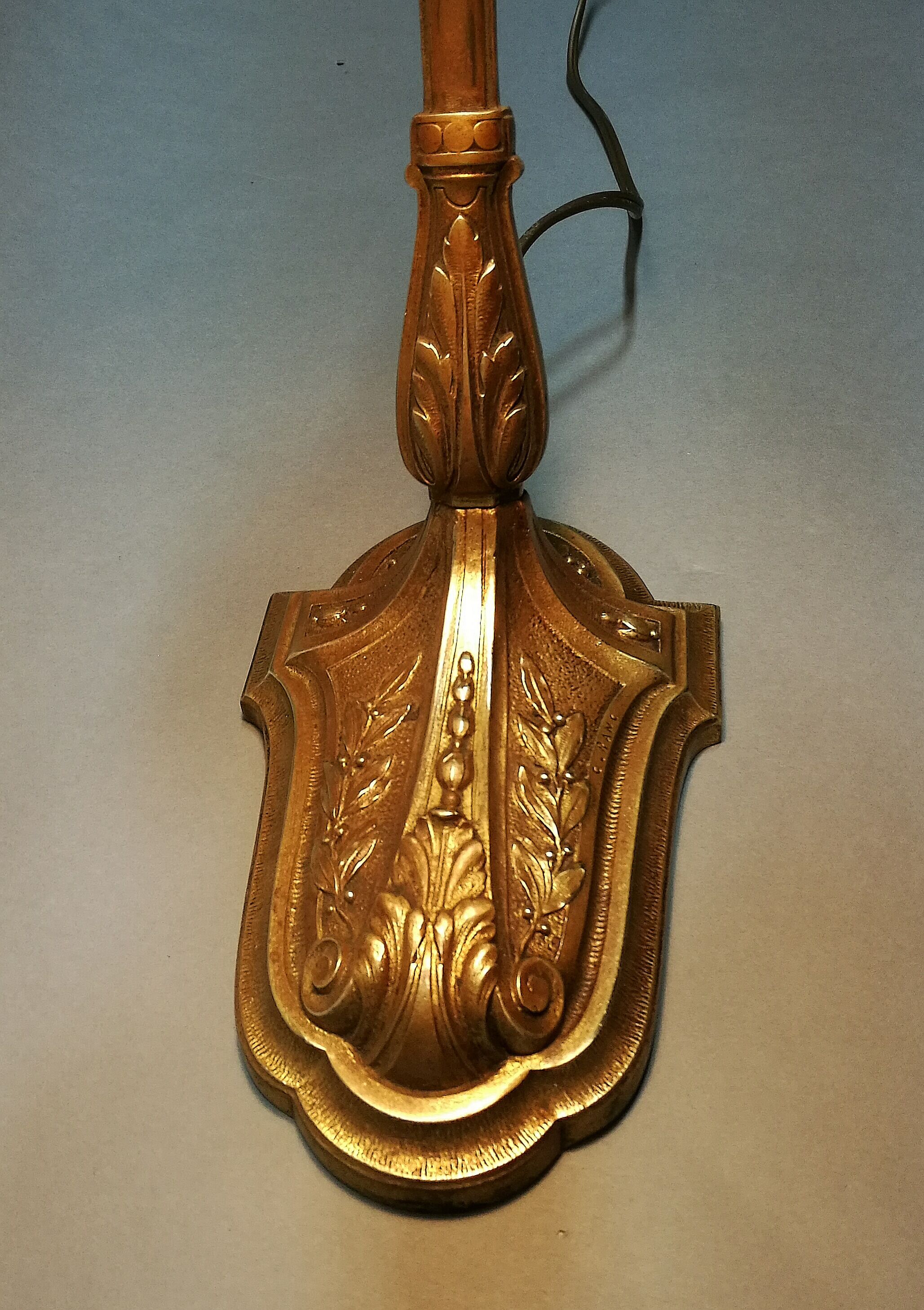 Lampe en bronze art deco 1930 Charles Ranc