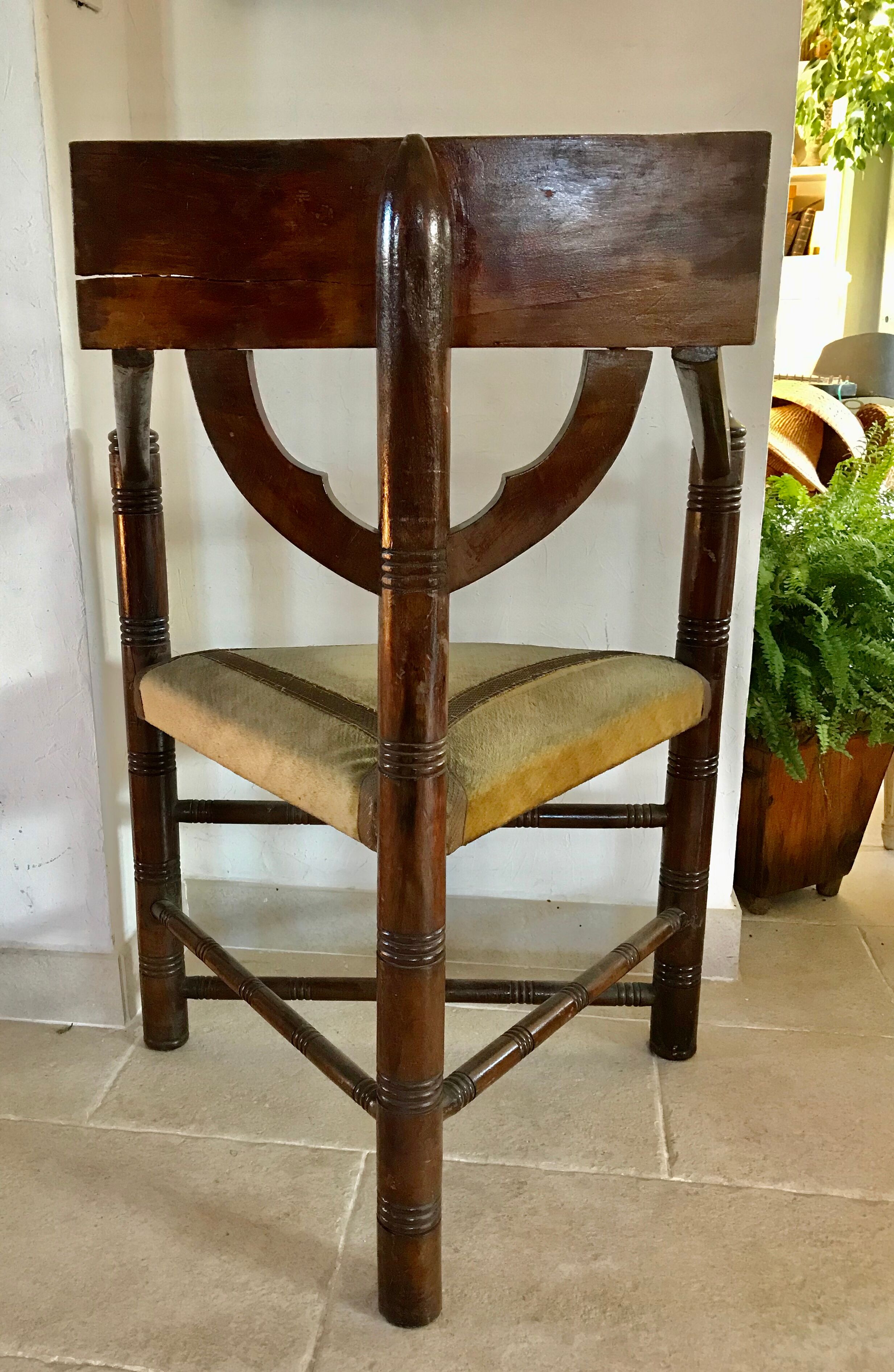 Tripod armchair early 20th Century Breton movement