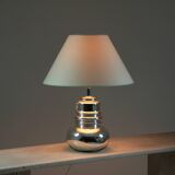 Vintage eglomisé glass lamp, 1970