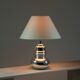 Vintage eglomisé glass lamp, 1970