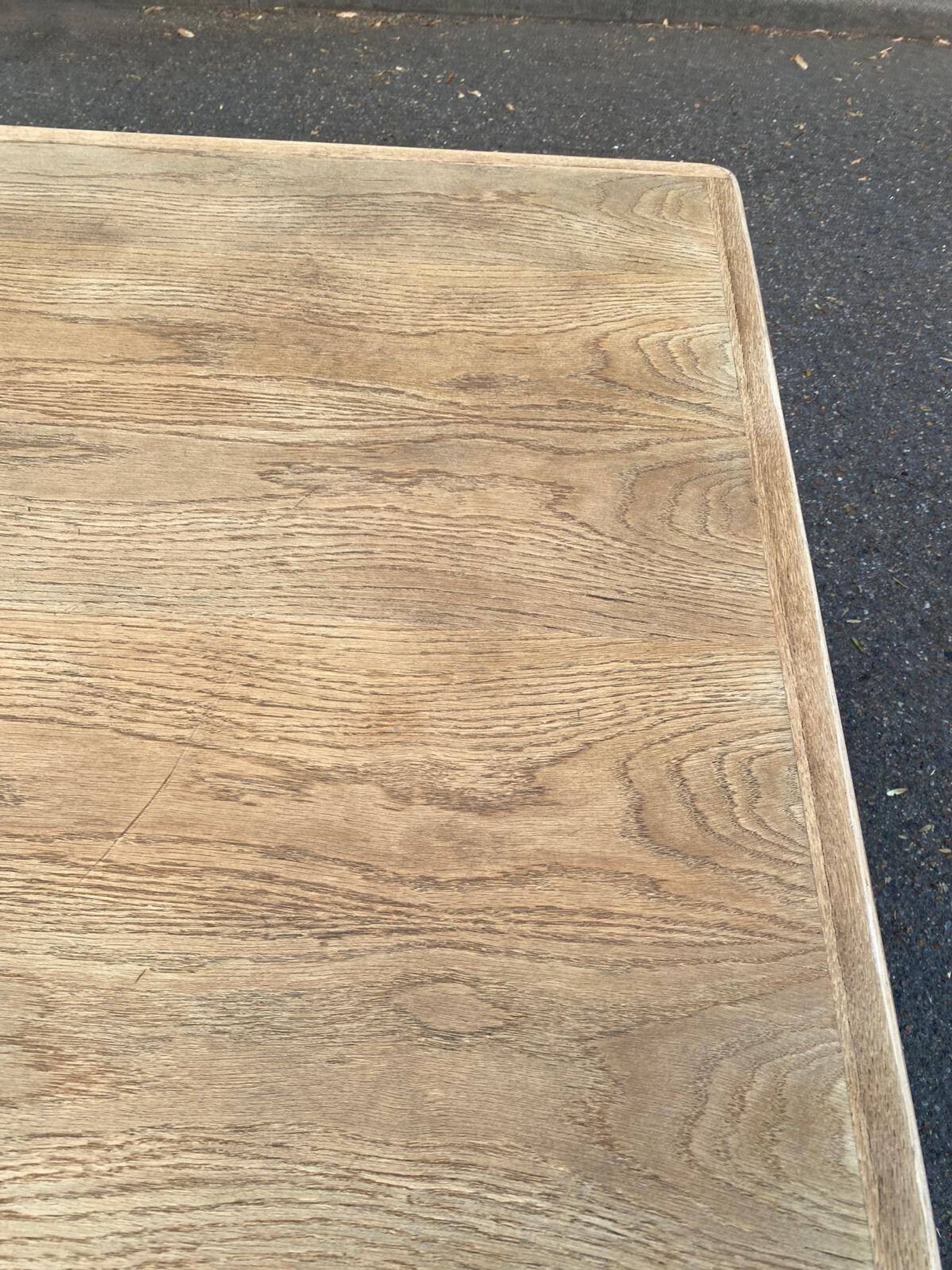 Monastery dining table stripped in oak 170cm 1950s