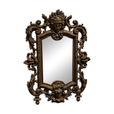 Miroir de table en bronze richement ciselé – style néo-Renaissance, XIXe
