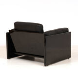 Leather armchair by Dino Gavina for Simon studio 1970's