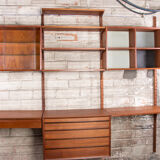 Danish modular teak shelf by Poul Cadovius 1960