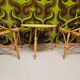 Garden lounge set in vintage bamboo rattan 1960