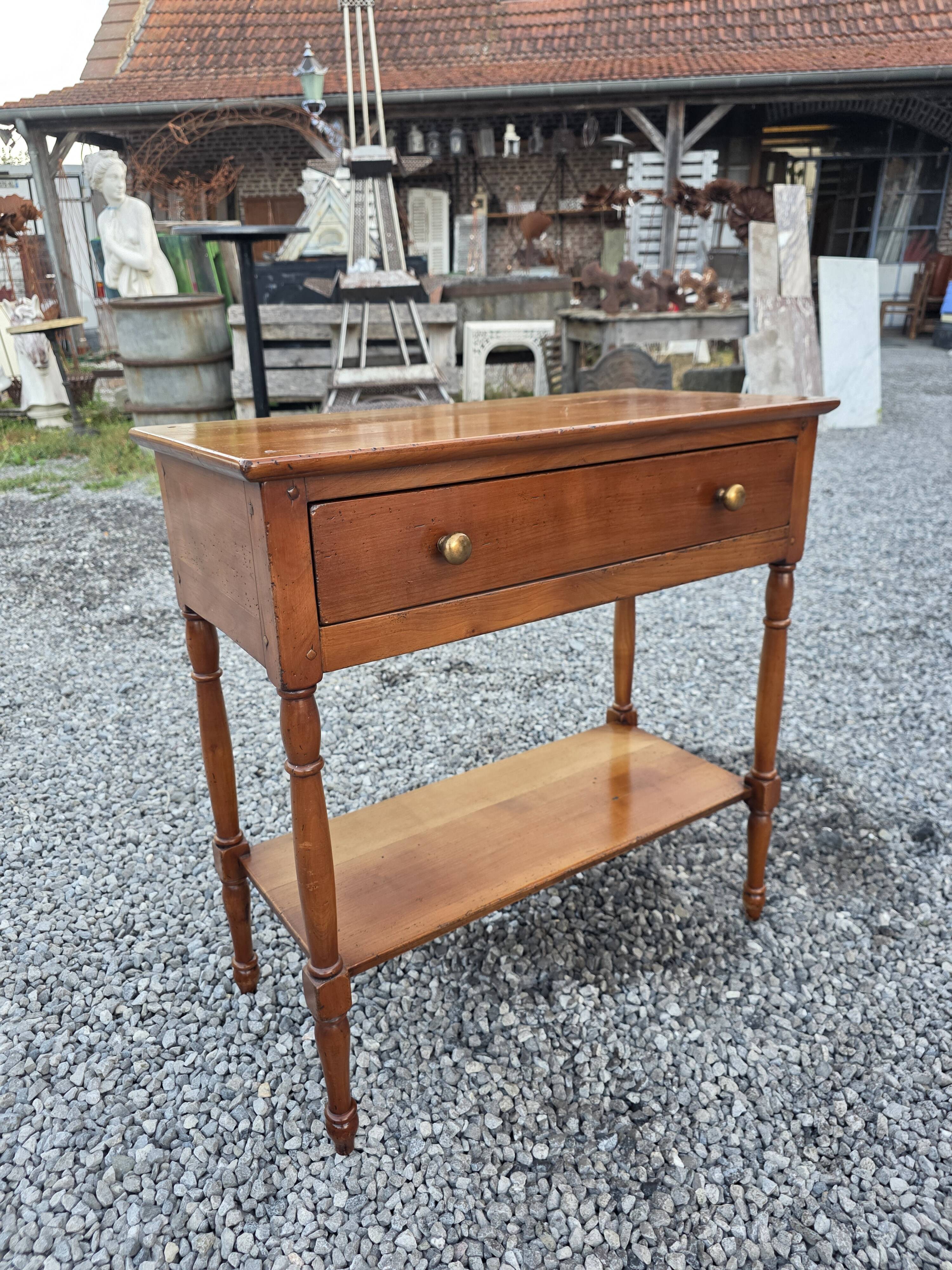 Console en merisier milieu XXème