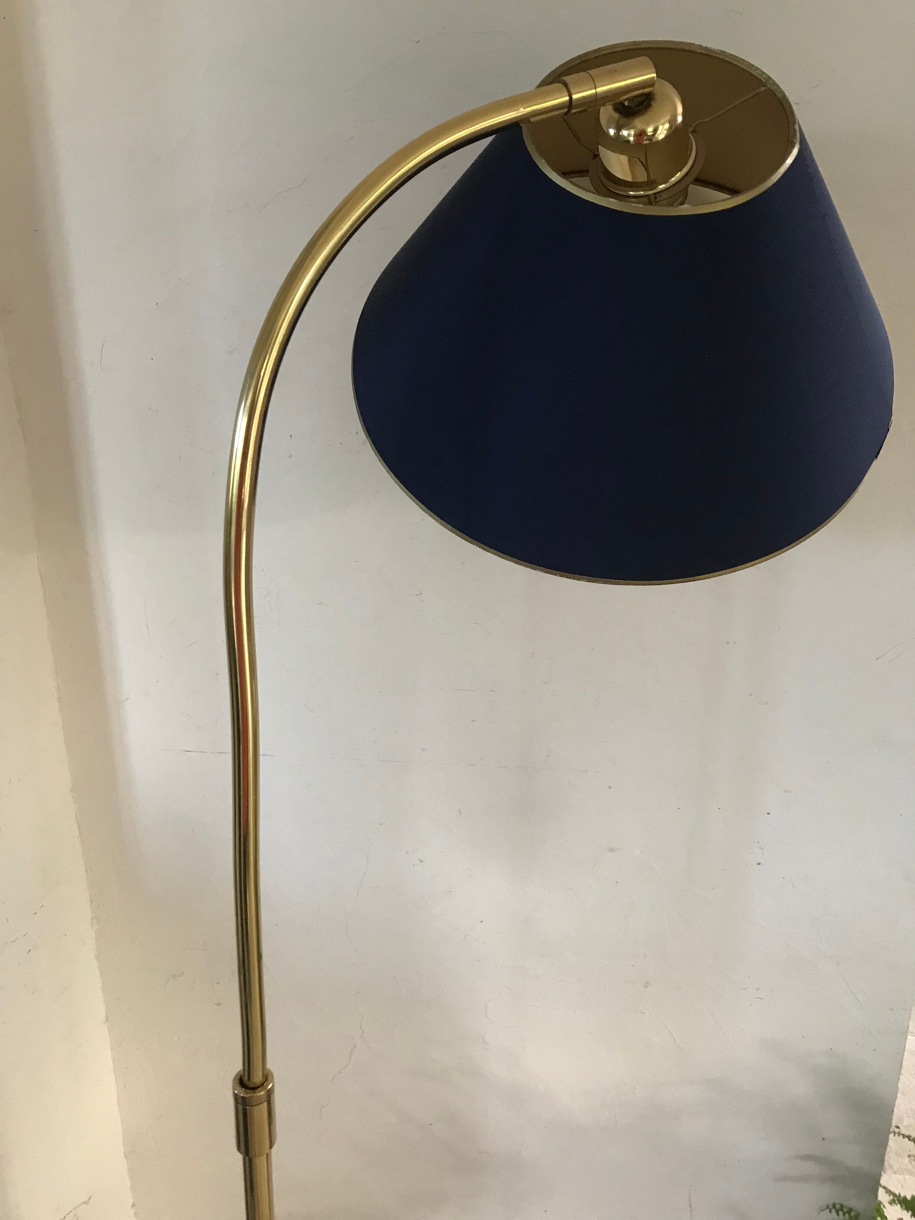 Vintage brass lamppost