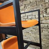 Set of 4 1970s Space Age armchairs