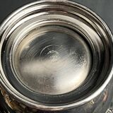 Tableware, Thermid silver metal ice bucket, glass bowl, lion handles X